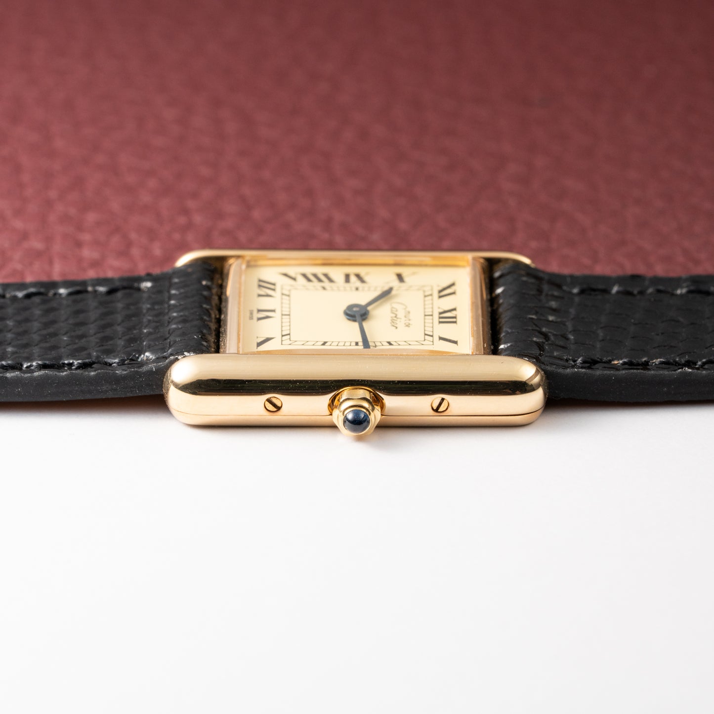Cartier Tank Must de Vermeil Lemon Roman Dial PM Reference 3 66001