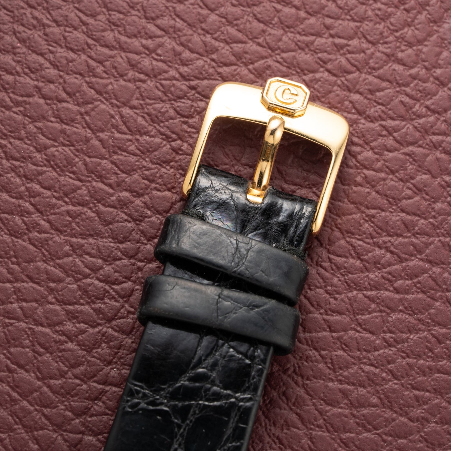 Chopard Tank XL Oversize Jumbo 18k Yellow Gold Quartz Ref 2221 from 1980s