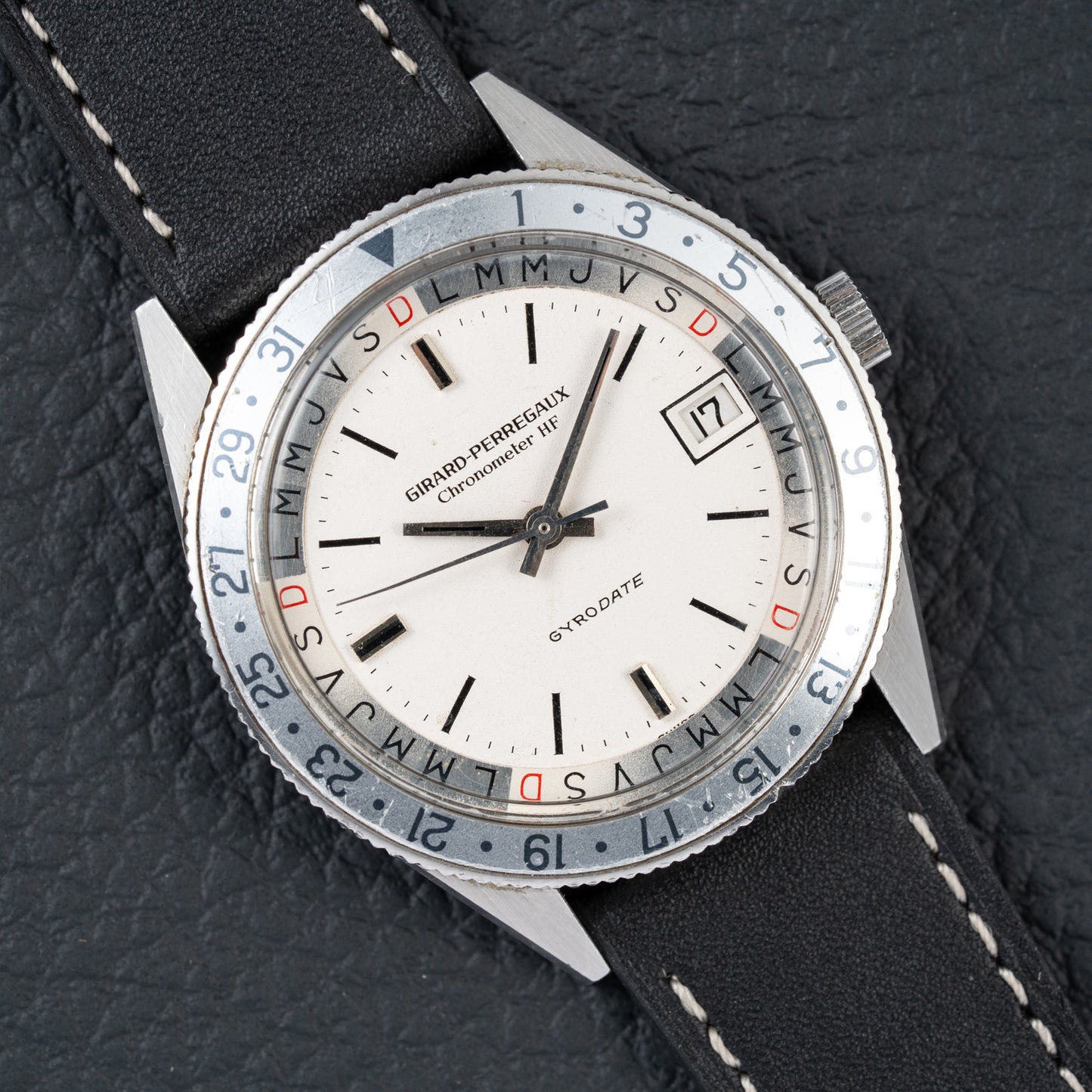 Girard-Perregaux Gyrodate Chronometer HF Ref. 9080 FM Day Date