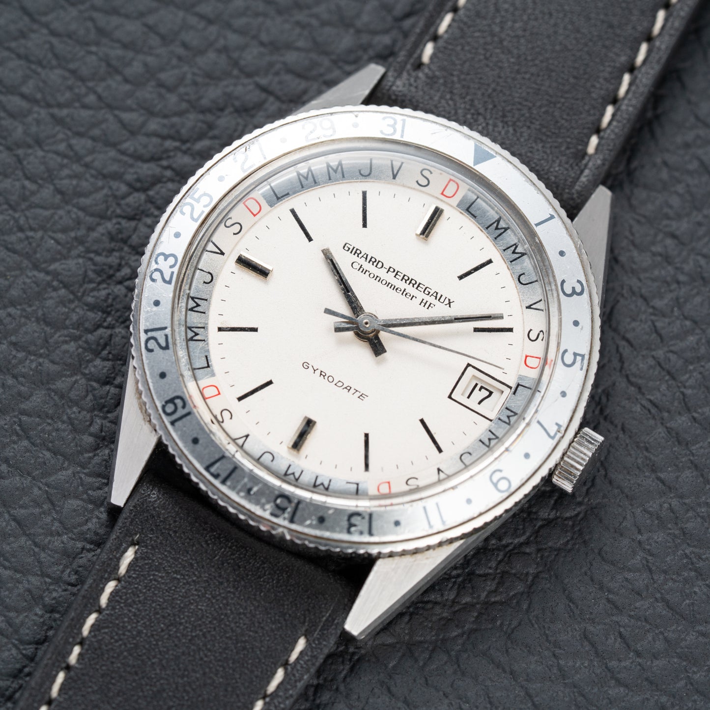 Girard-Perregaux Gyrodate Chronometer HF Ref. 9080 FM Day Date