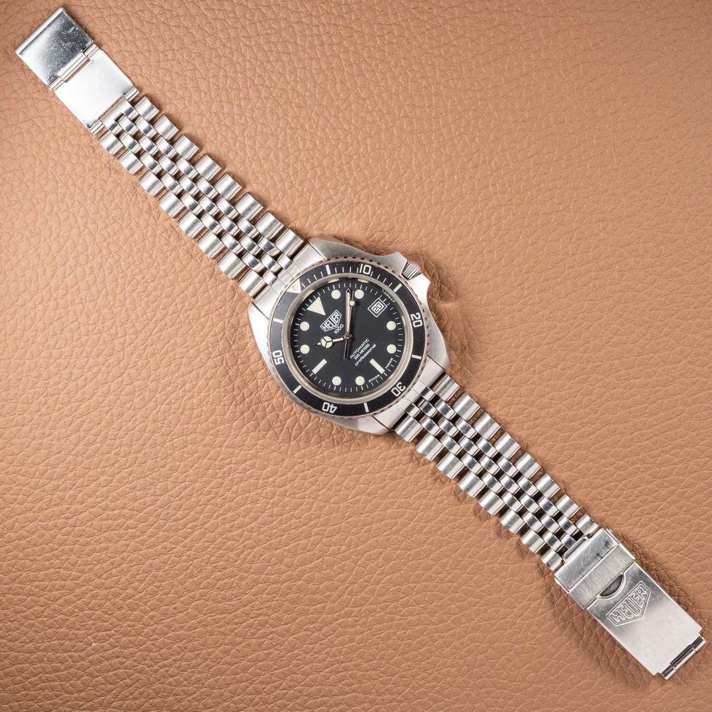 Heuer 1000 Professional Monnin Case Diver Automatic Ref. 844/3 from 1983