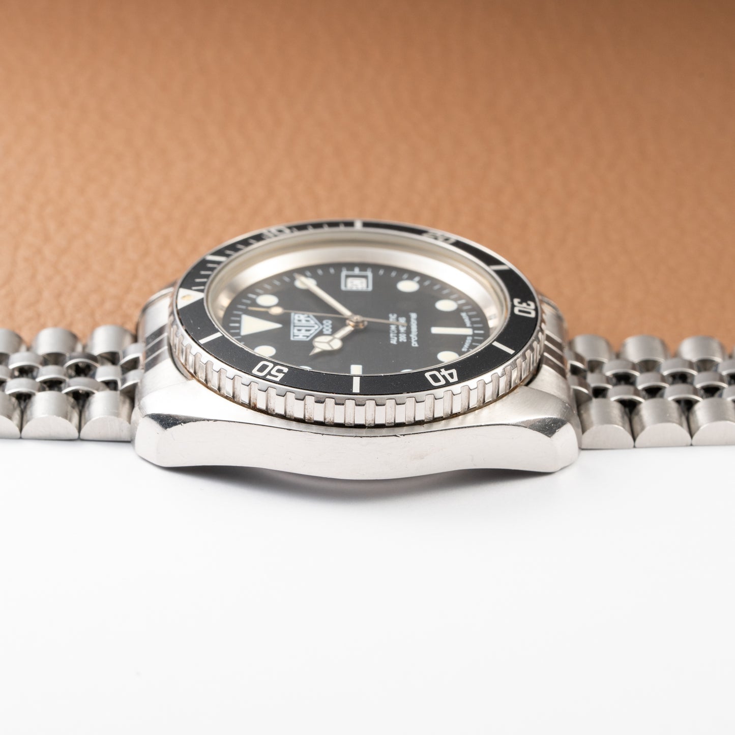 Heuer 1000 Professional Monnin Case Diver Automatic Ref. 844/3 from 1983
