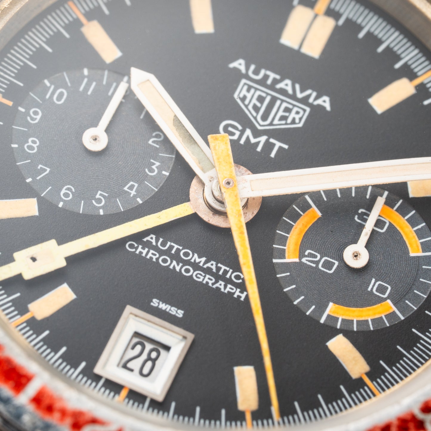 Heuer Autavia GMT Cal 14 Automatic Chronograph Ref. 11630 from 1970s