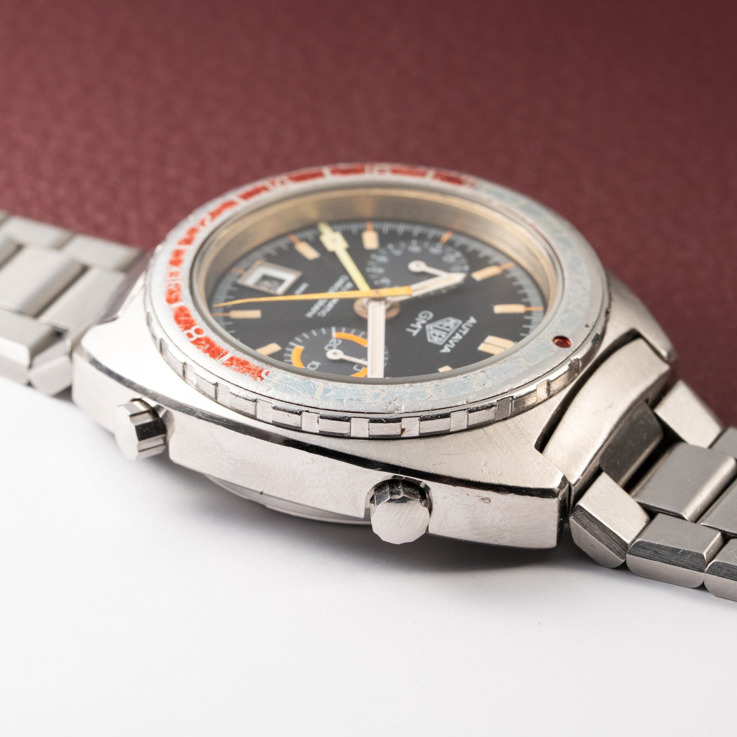 Heuer Autavia GMT Cal 14 Automatic Chronograph Ref. 11630 from 1970s