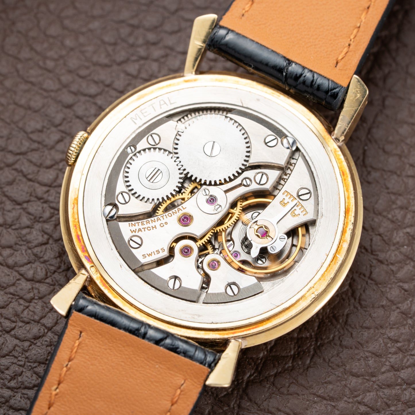 IWC Oversized Jumbo Dress Watch 18K Yellow Gold Cal 89 from 1950s