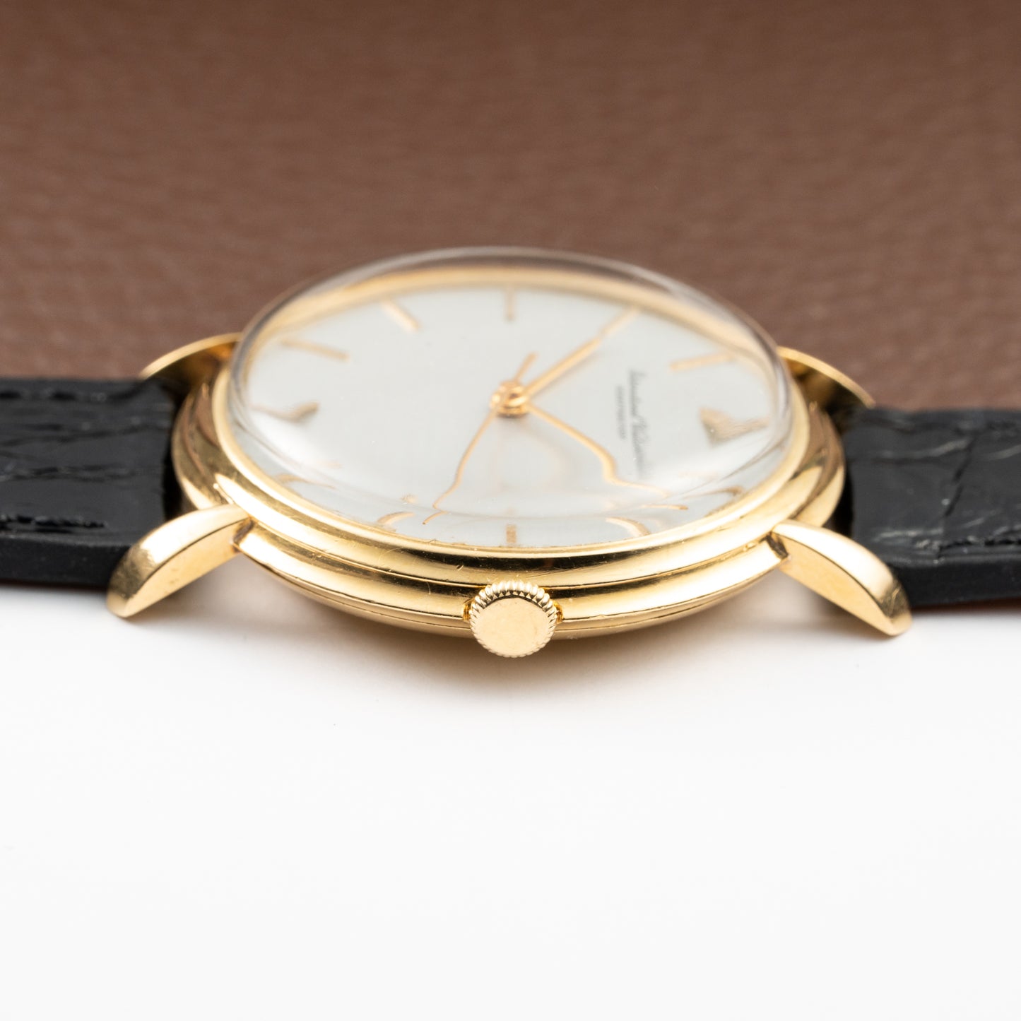 IWC Oversized Jumbo Dress Watch 18K Yellow Gold Cal 89 from 1950s