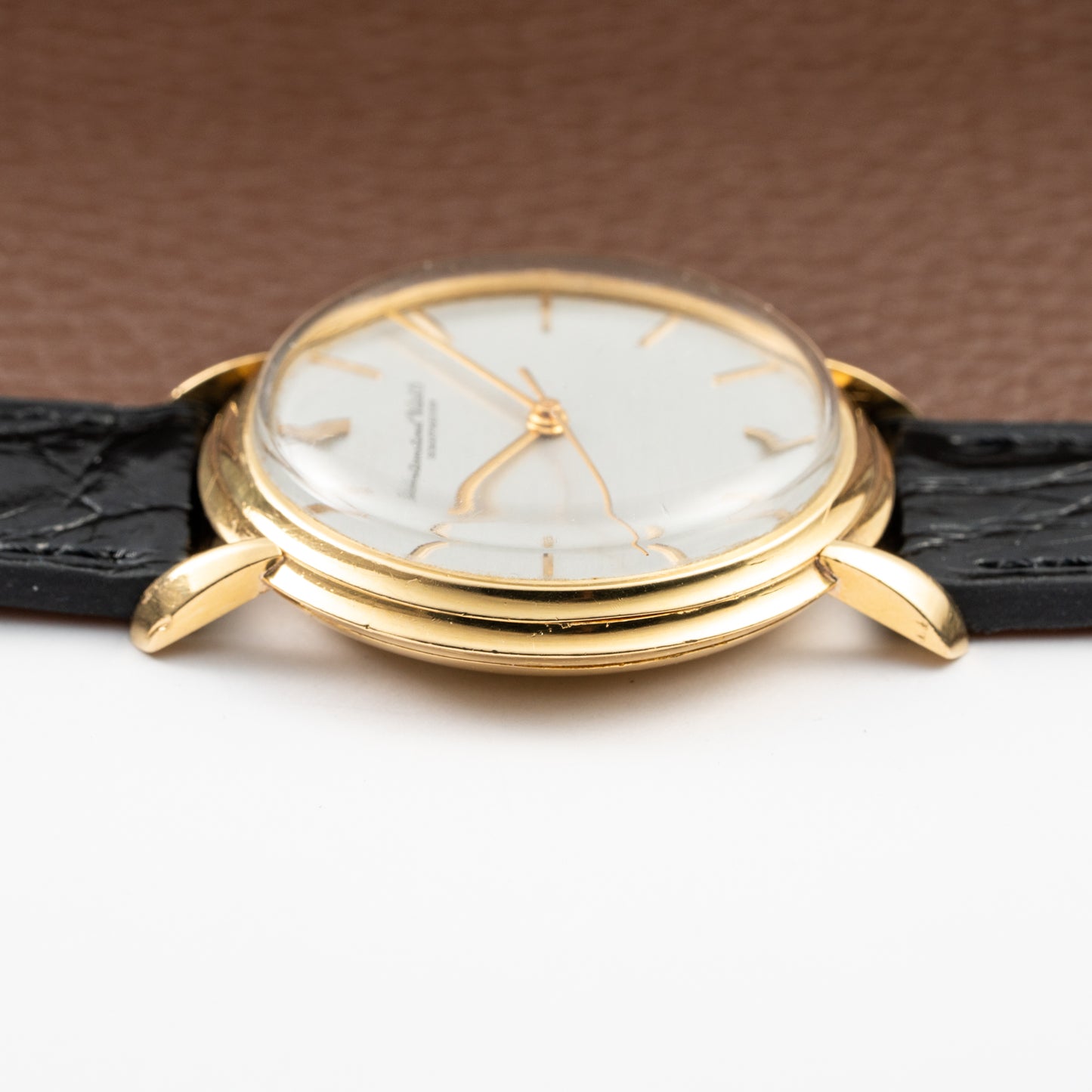 IWC Oversized Jumbo Dress Watch 18K Yellow Gold Cal 89 from 1950s