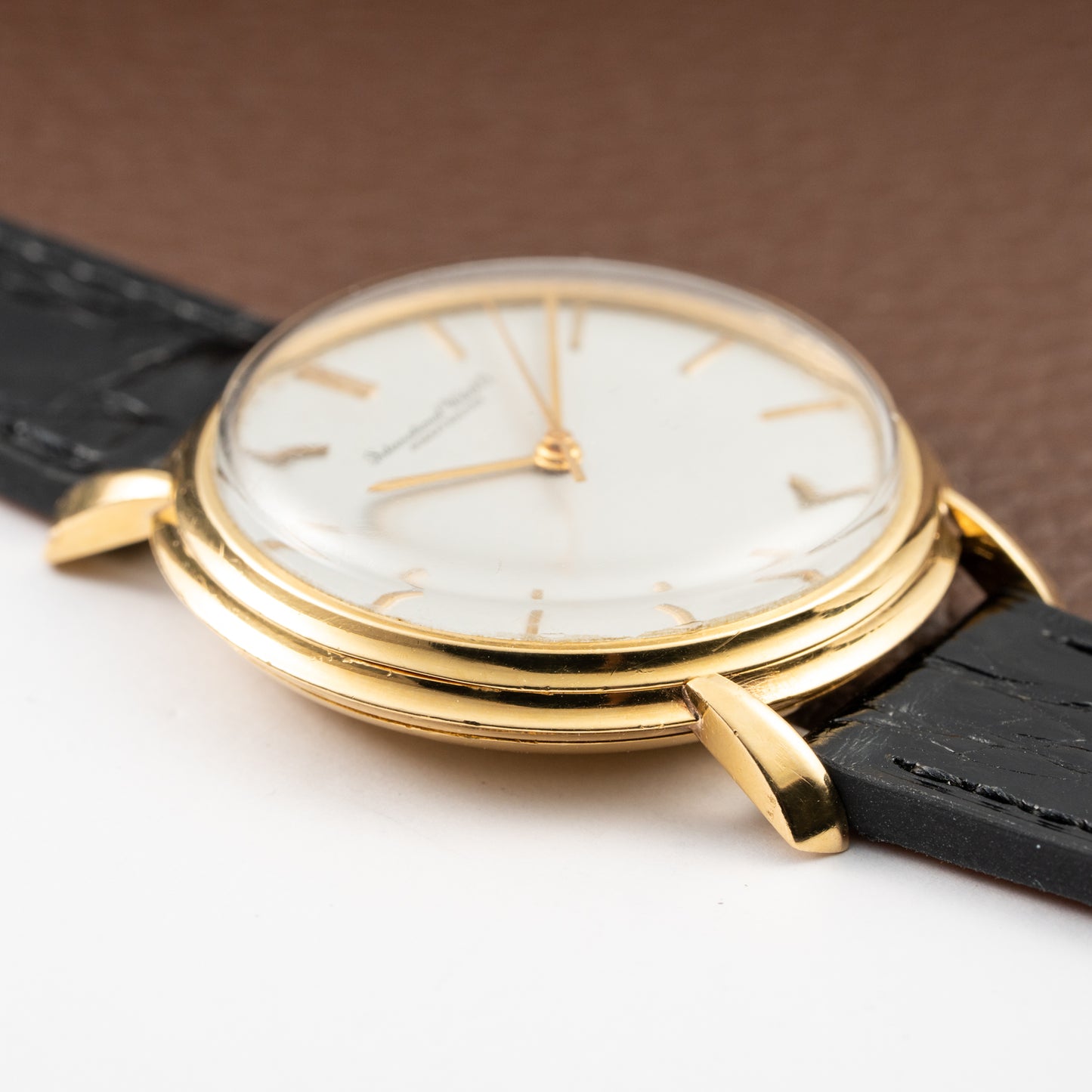 IWC Oversized Jumbo Dress Watch 18K Yellow Gold Cal 89 from 1950s