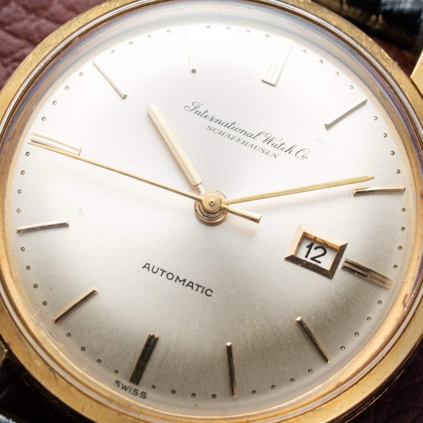 IWC Automatic Date Pelaton Calibre 8531 18k Yellow Gold 1960s