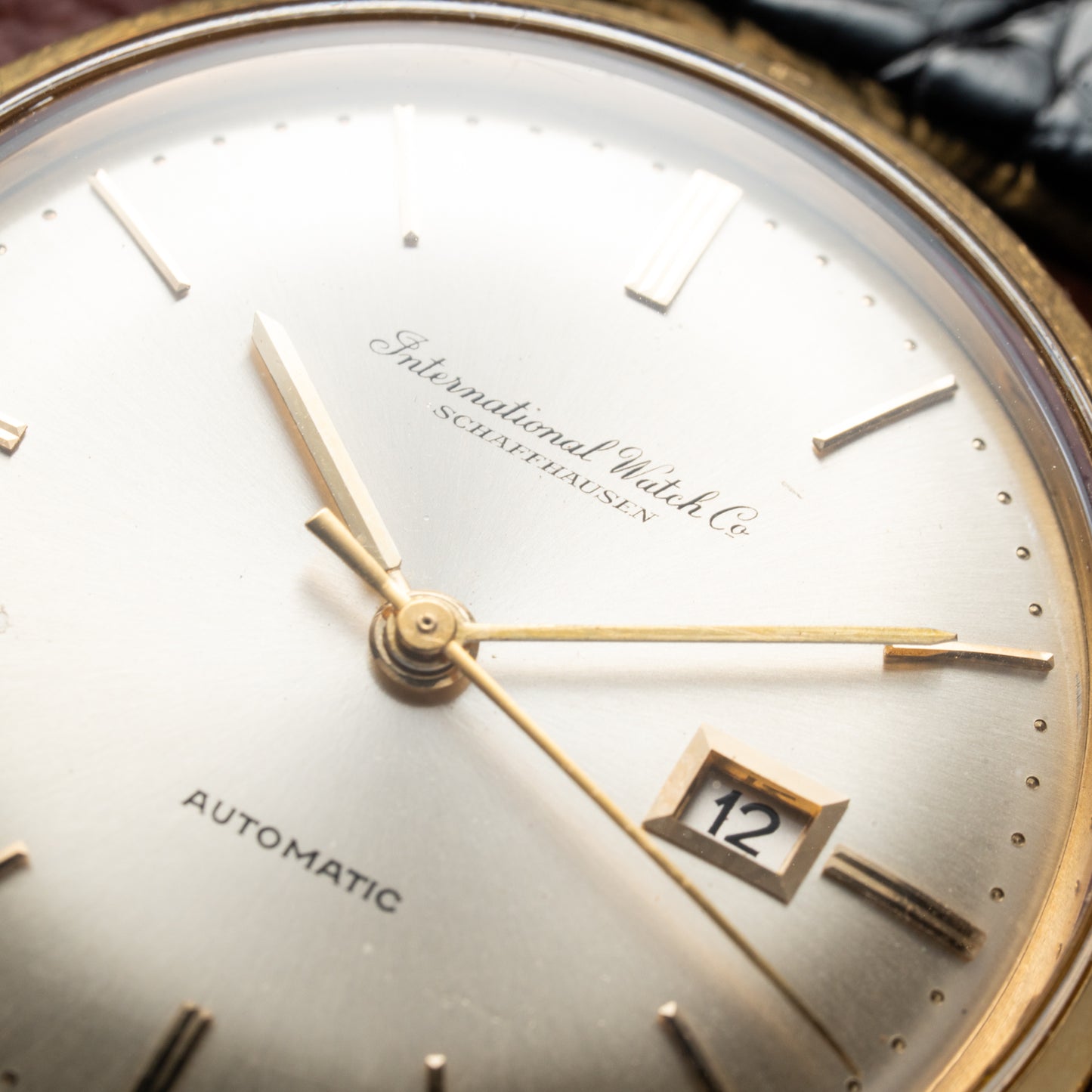 IWC Automatic Date Pelaton Calibre 8531 18k Yellow Gold 1960s