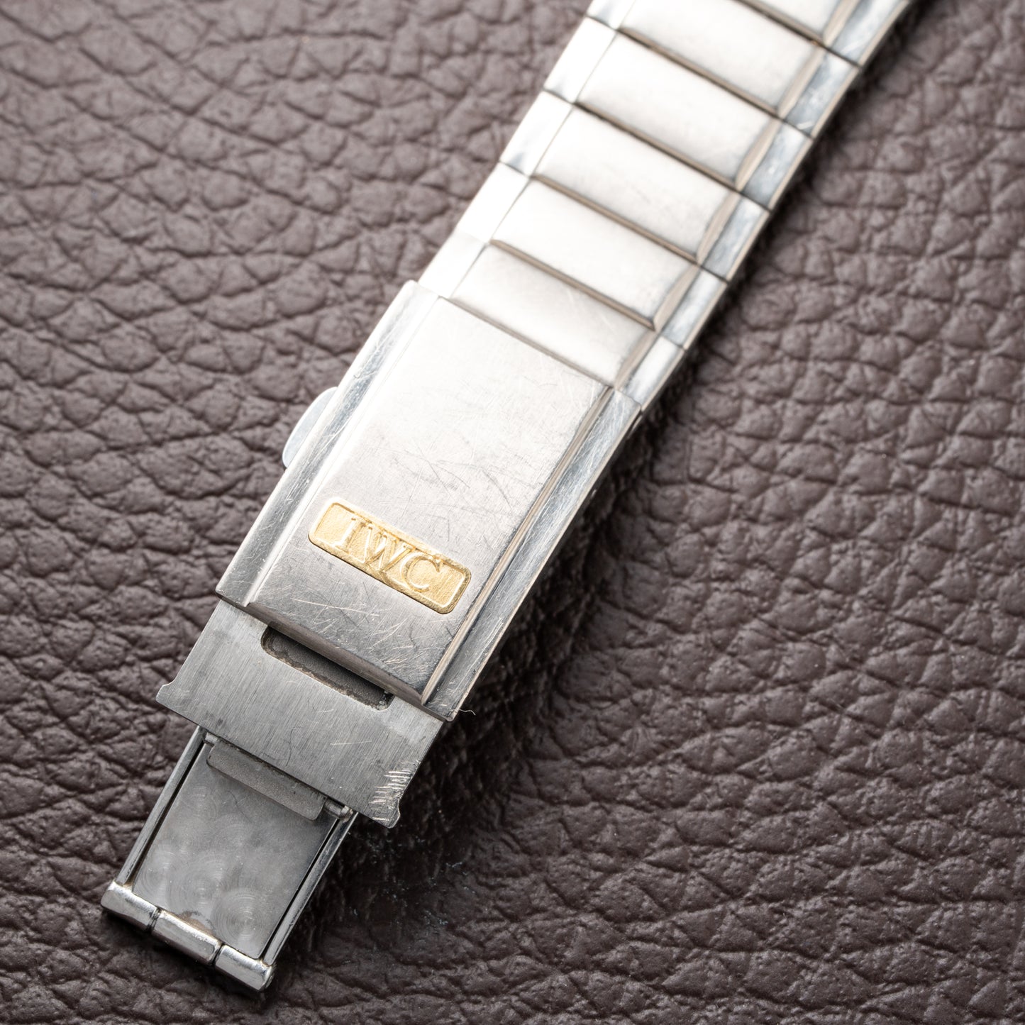 IWC Ingenieur Quartz Titanium Grey 'Graph Paper' dial Ref 3350 from 1990s