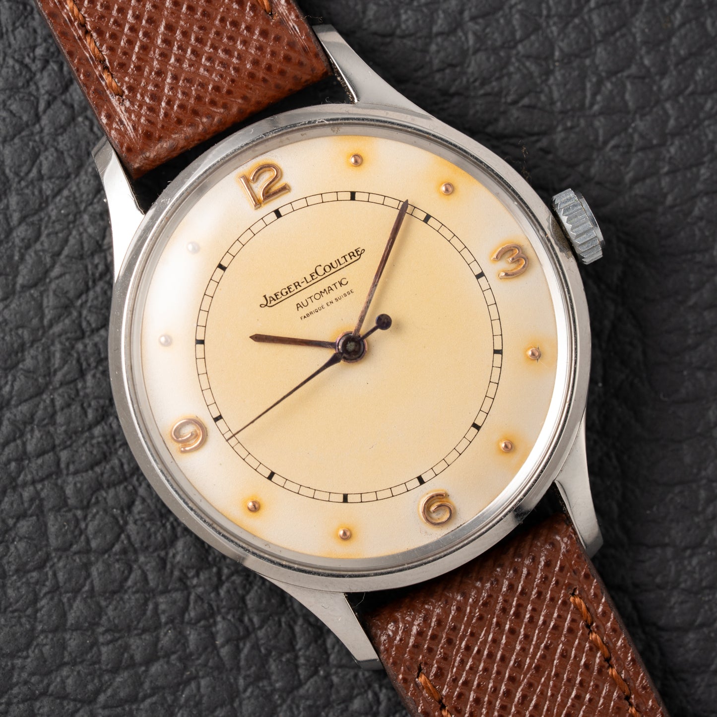 Jaeger LeCoultre Fabrication Suisse Automatic Bumper Cal. 476 from the 1950s