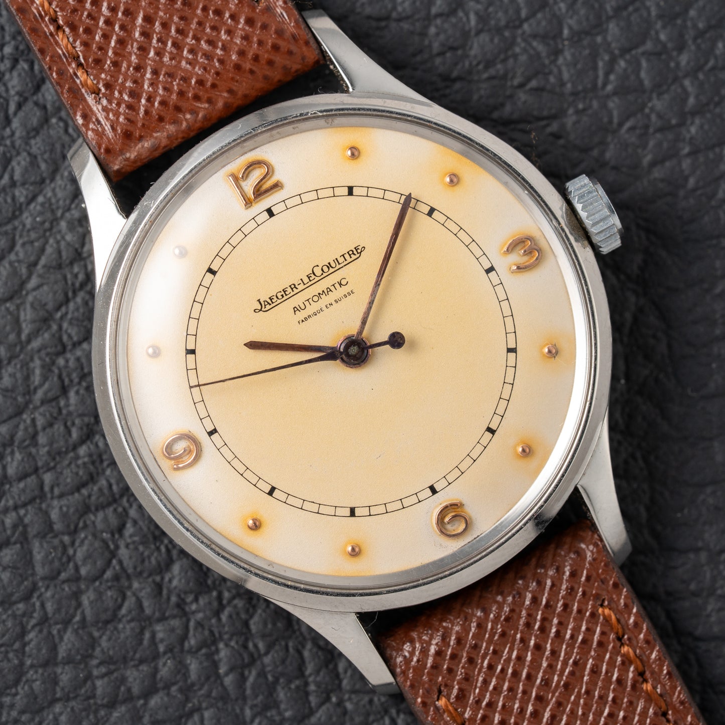 Jaeger LeCoultre Fabrication Suisse Automatic Bumper Cal. 476 from the 1950s