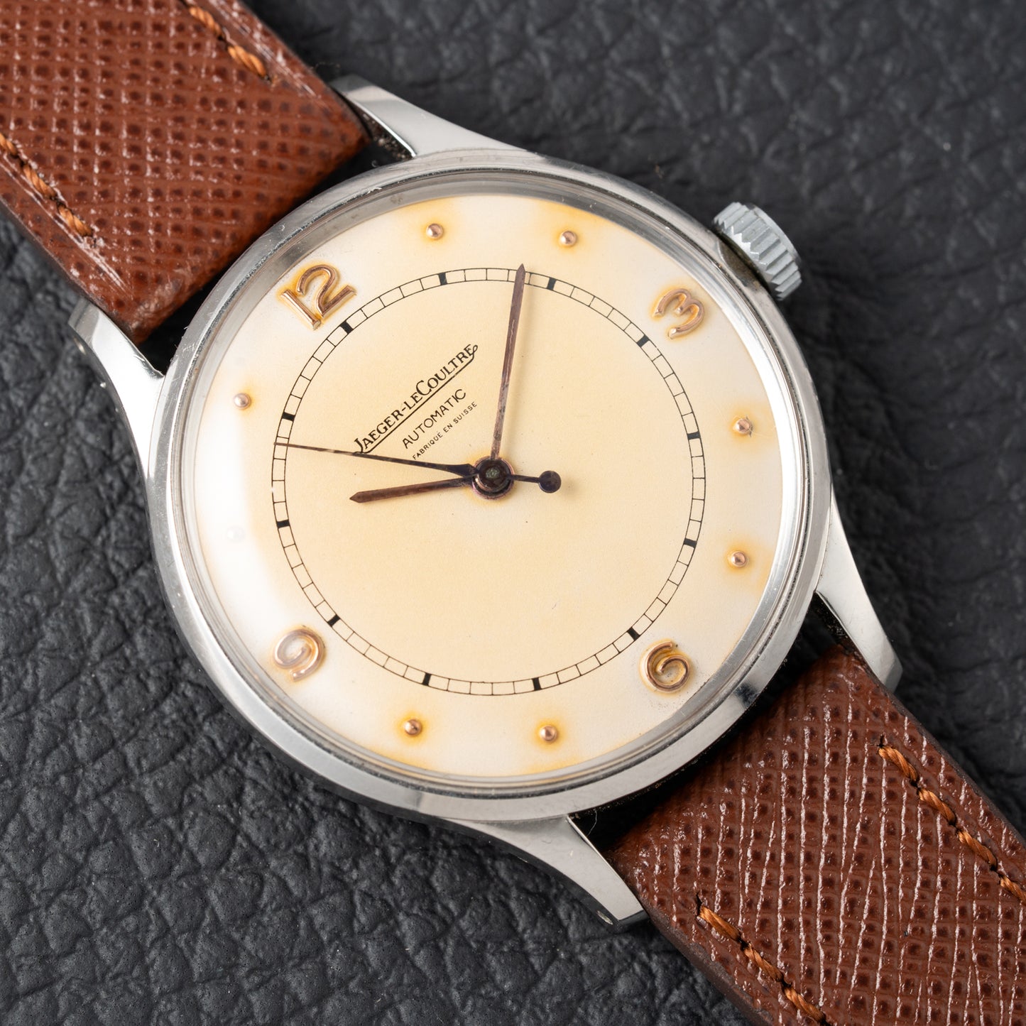 Jaeger LeCoultre Fabrication Suisse Automatic Bumper Cal. 476 from the 1950s
