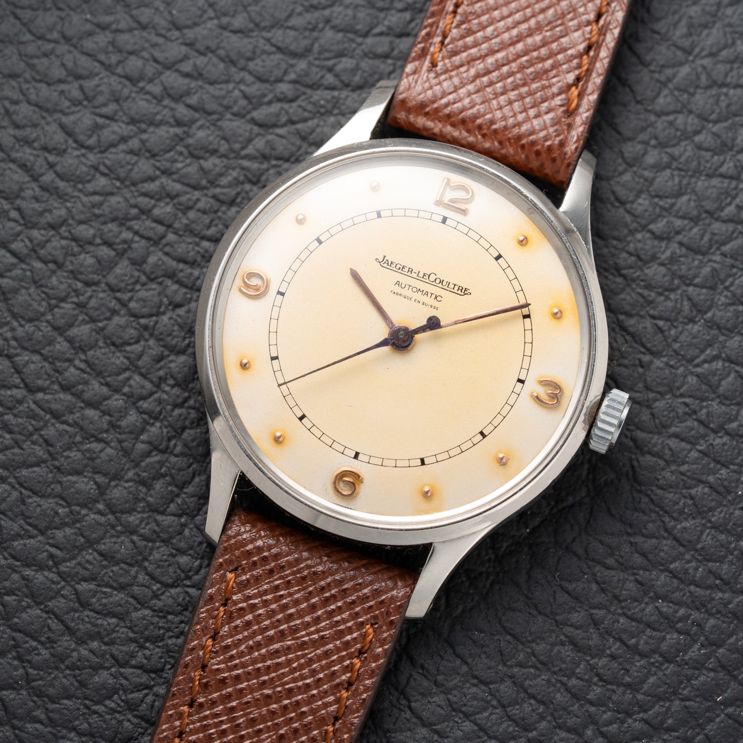 Jaeger LeCoultre Fabrication Suisse Automatic Bumper Cal. 476 from the 1950s
