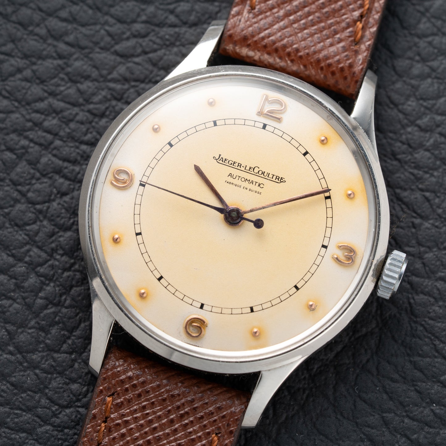 Jaeger LeCoultre Fabrication Suisse Automatic Bumper Cal. 476 from the 1950s