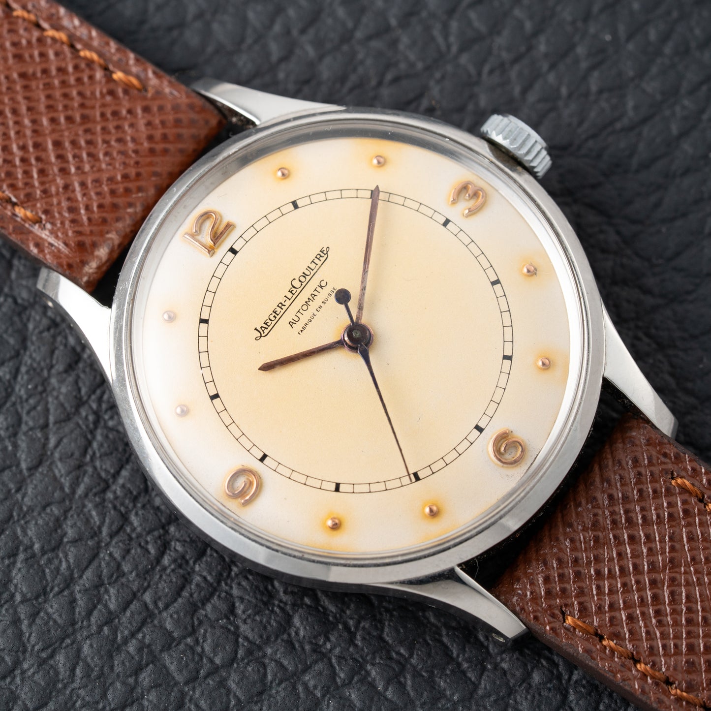 Jaeger LeCoultre Fabrication Suisse Automatic Bumper Cal. 476 from the 1950s
