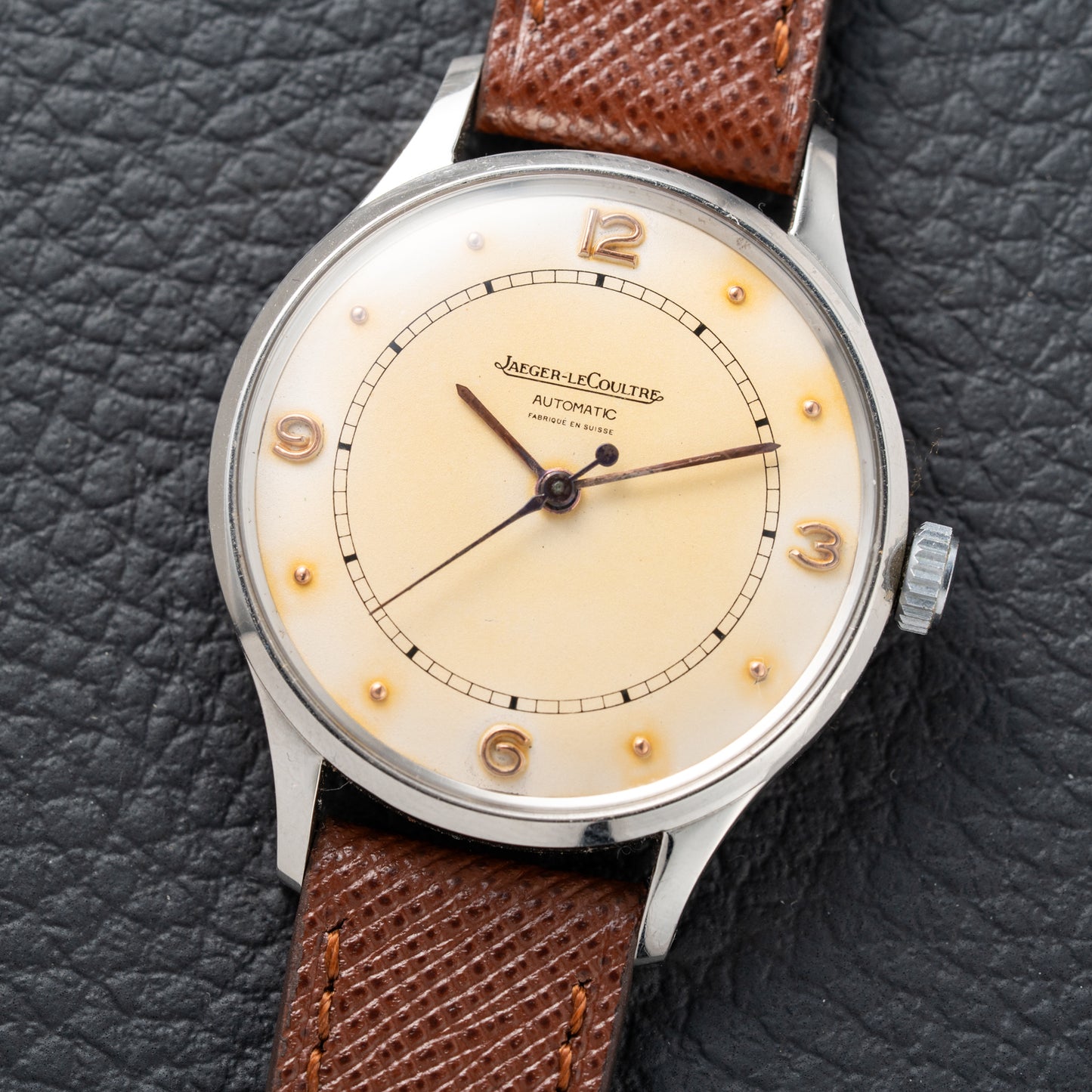 Jaeger LeCoultre Fabrication Suisse Automatic Bumper Cal. 476 from the 1950s