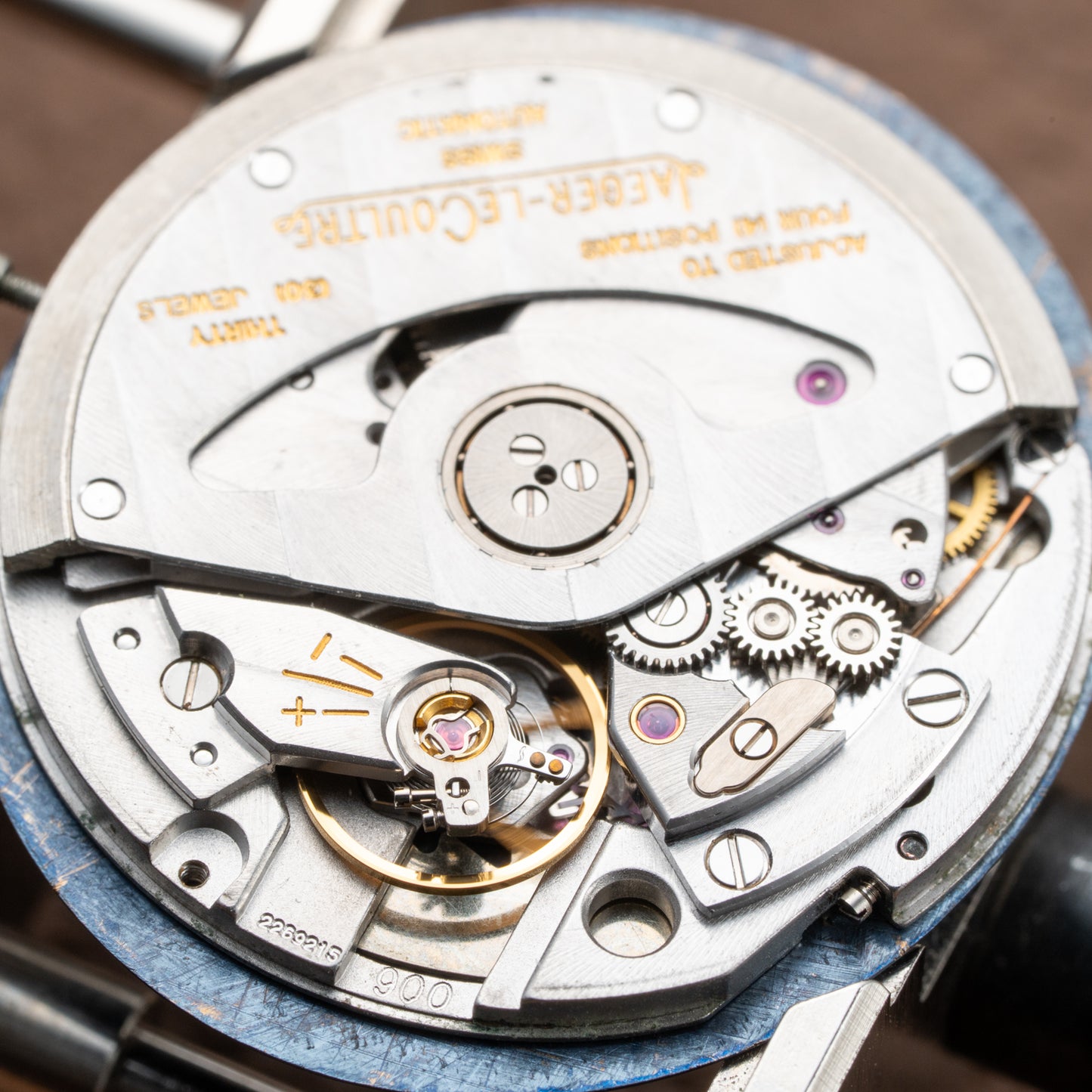 Jaeger LeCoultre Ellipse Blue Ultra-Thin Automatic Ref. 5002.42 from 1970s