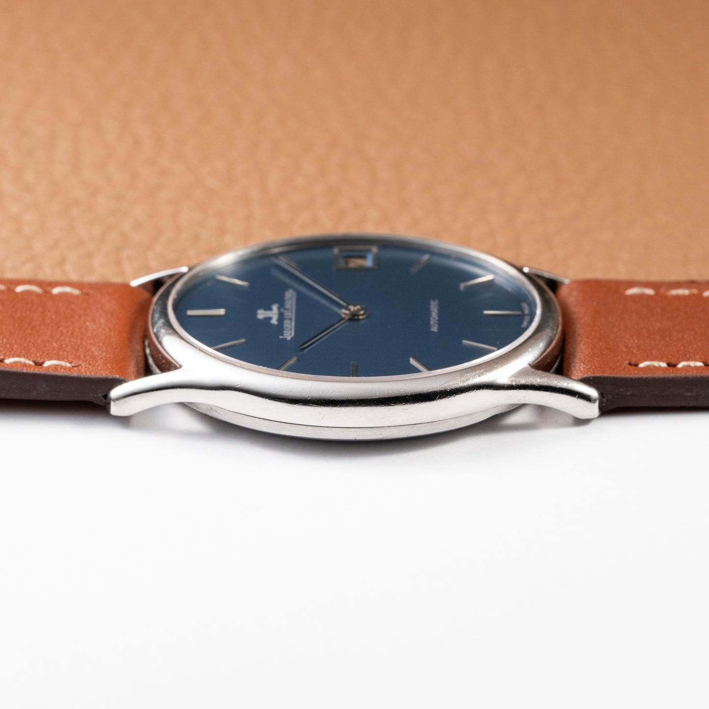 Jaeger LeCoultre Ellipse Blue Ultra-Thin Automatic Ref. 5002.42 from 1970s