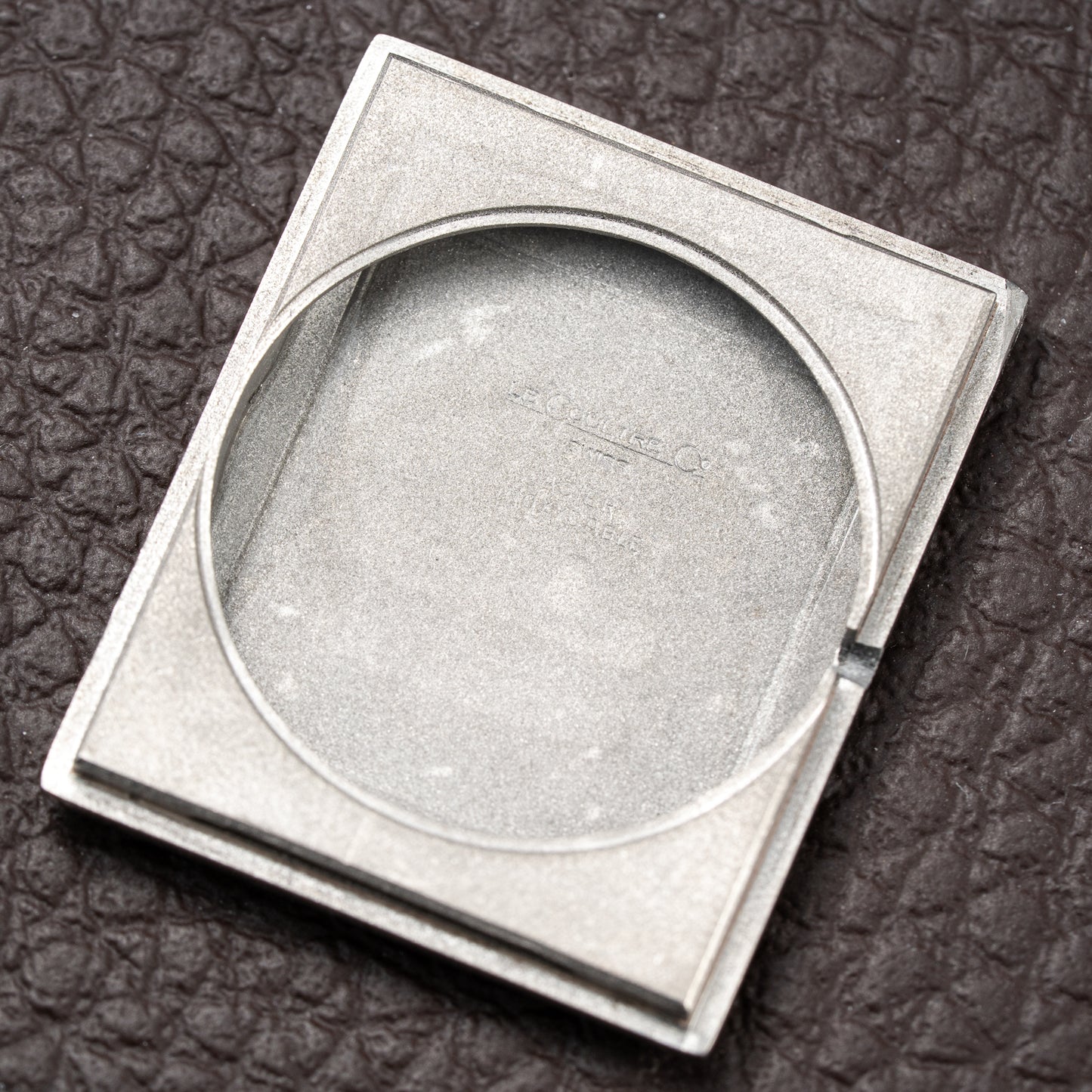 Jaeger-LeCoultre Etrier “Jumbo” Grey Two-Tone Roman Dial Ref. 9041.42 from 1970s