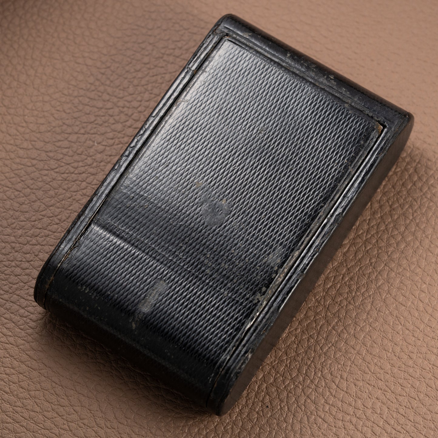 Jaeger LeCoultre Fabriqué en Suisse 8 Jours Travel Clock Black Dial 1940s