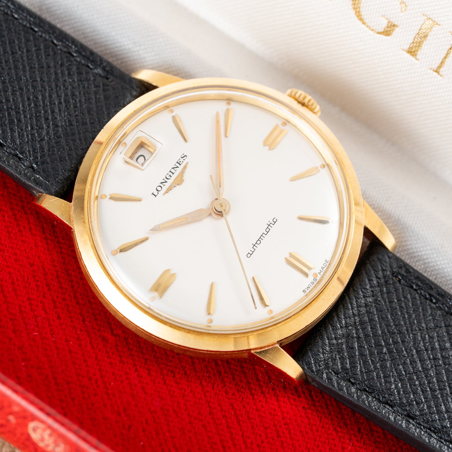 Longines Automatic Date 12 Ref. 7008 18k Yellow Gold from 1961