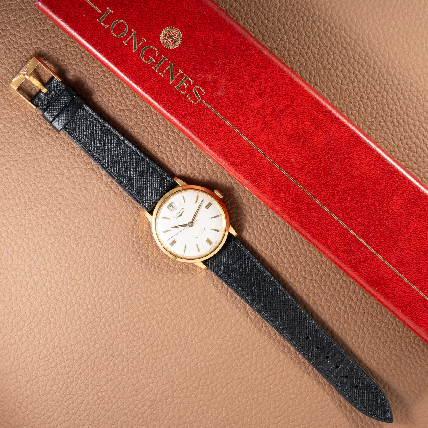 Longines Automatic Date 12 Ref. 7008 18k Yellow Gold from 1961