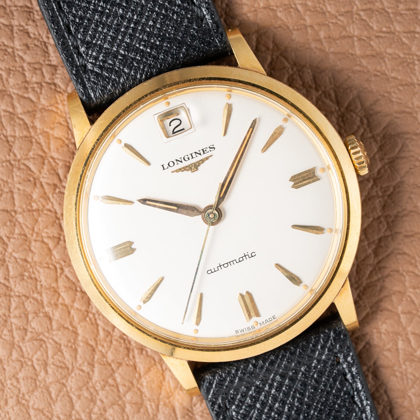 Longines Automatic Date 12 Ref. 7008 18k Yellow Gold from 1961