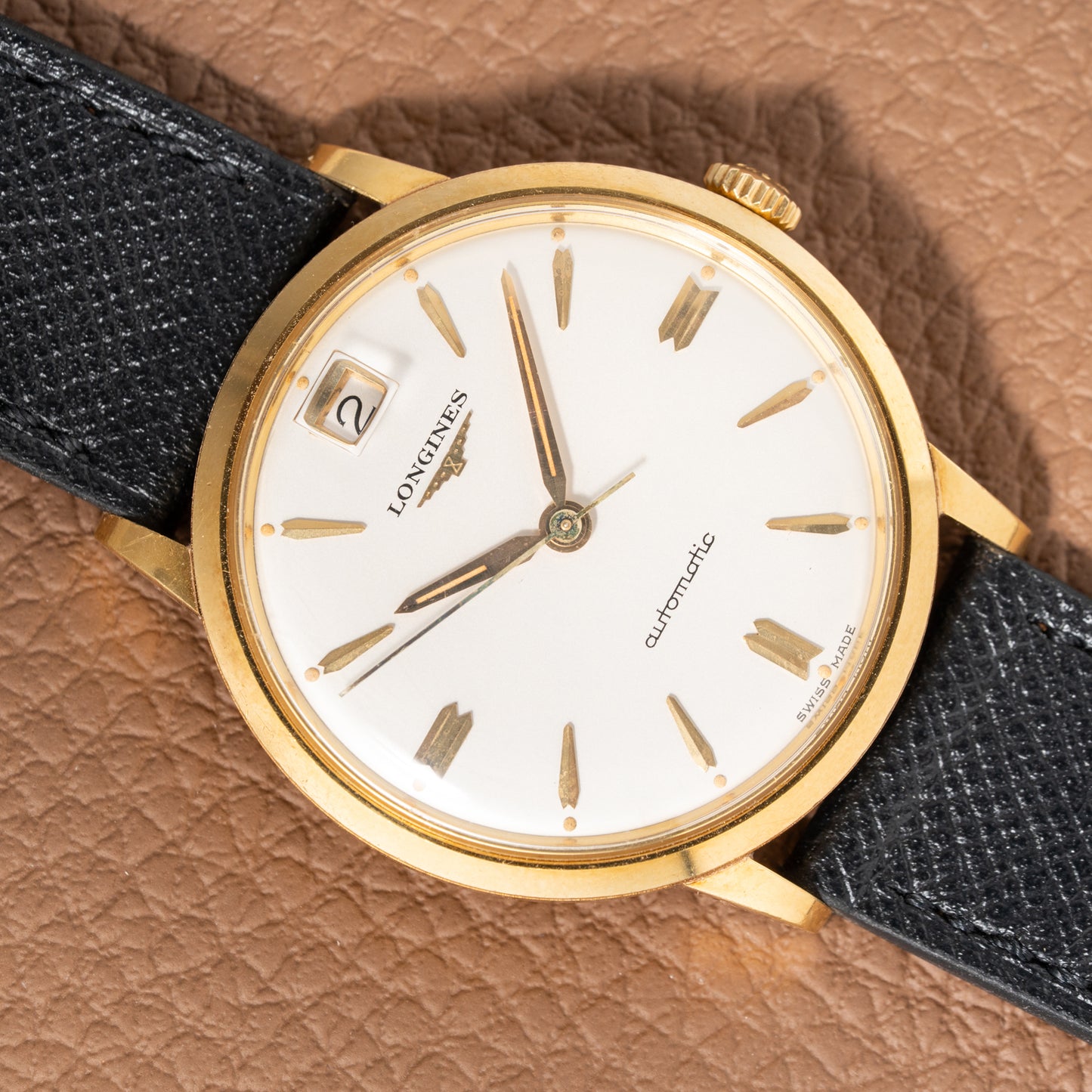 Longines Automatic Date 12 Ref. 7008 18k Yellow Gold from 1961