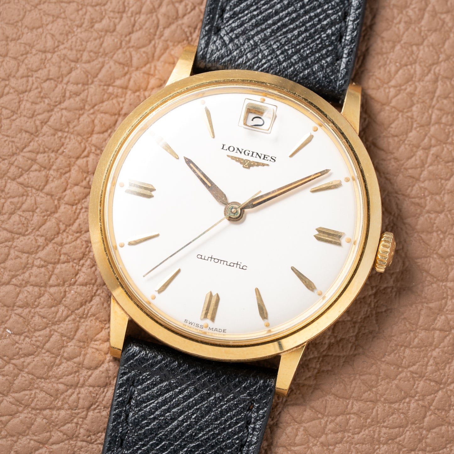 Longines Automatic Date 12 Ref. 7008 18k Yellow Gold from 1961