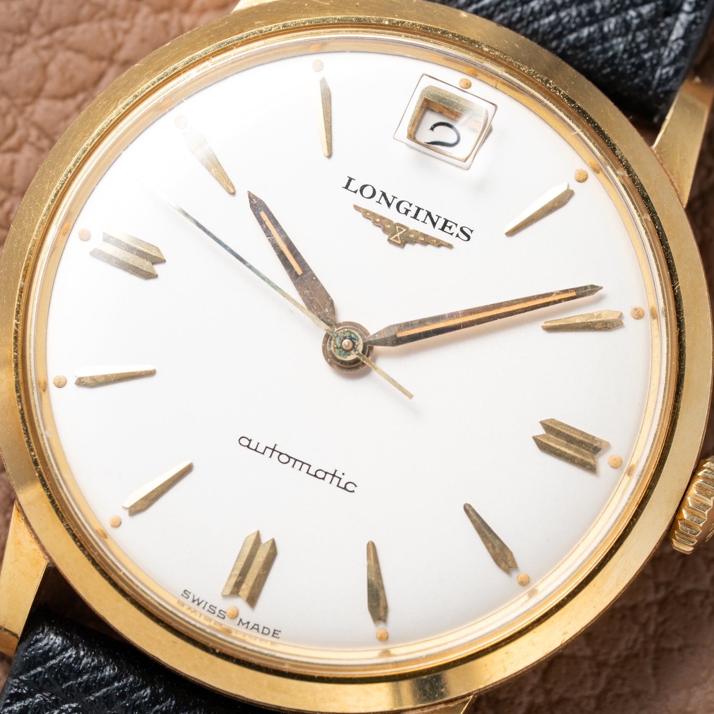 Longines Automatic Date 12 Ref. 7008 18k Yellow Gold from 1961