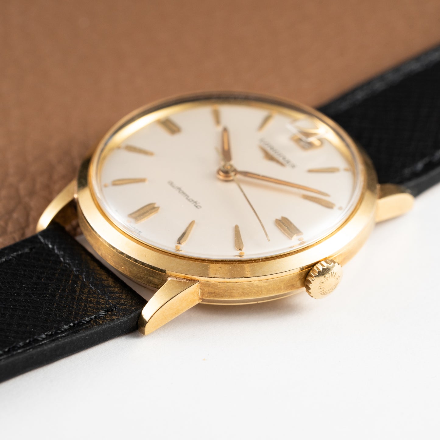 Longines Automatic Date 12 Ref. 7008 18k Yellow Gold from 1961