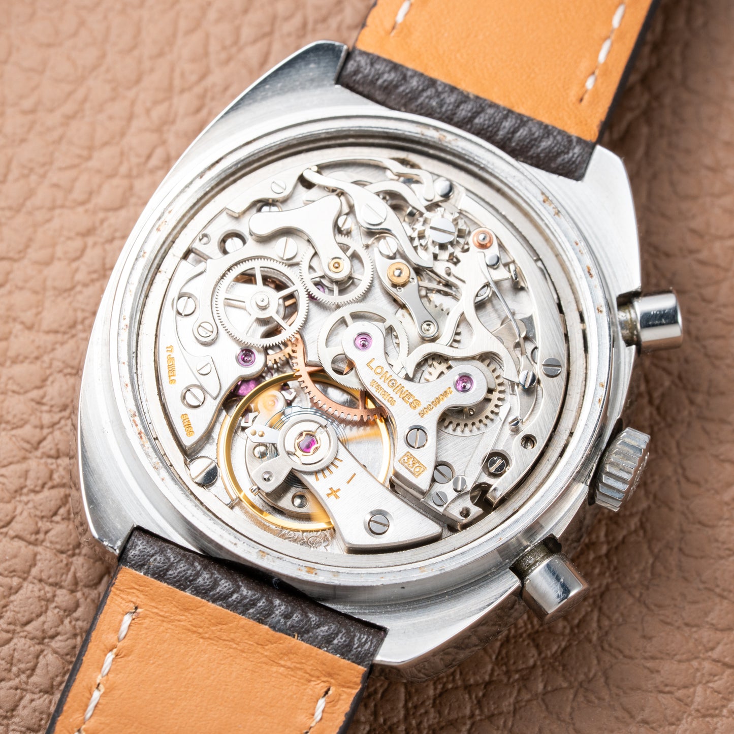 Longines Nonius Chronograph Cal 330 Valjoux 72 from 1970s Ref 8271