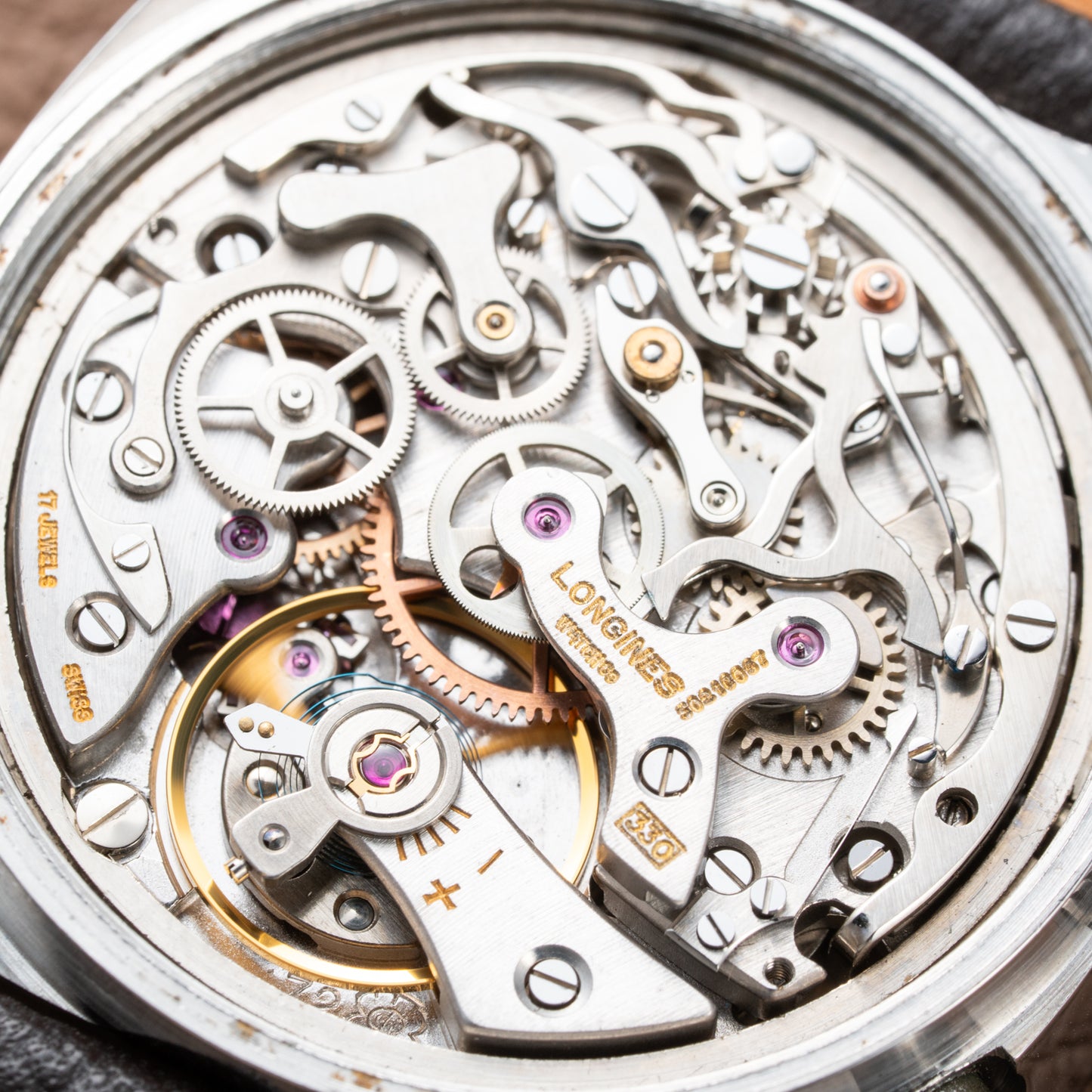 Longines Nonius Chronograph Cal 330 Valjoux 72 from 1970s Ref 8271