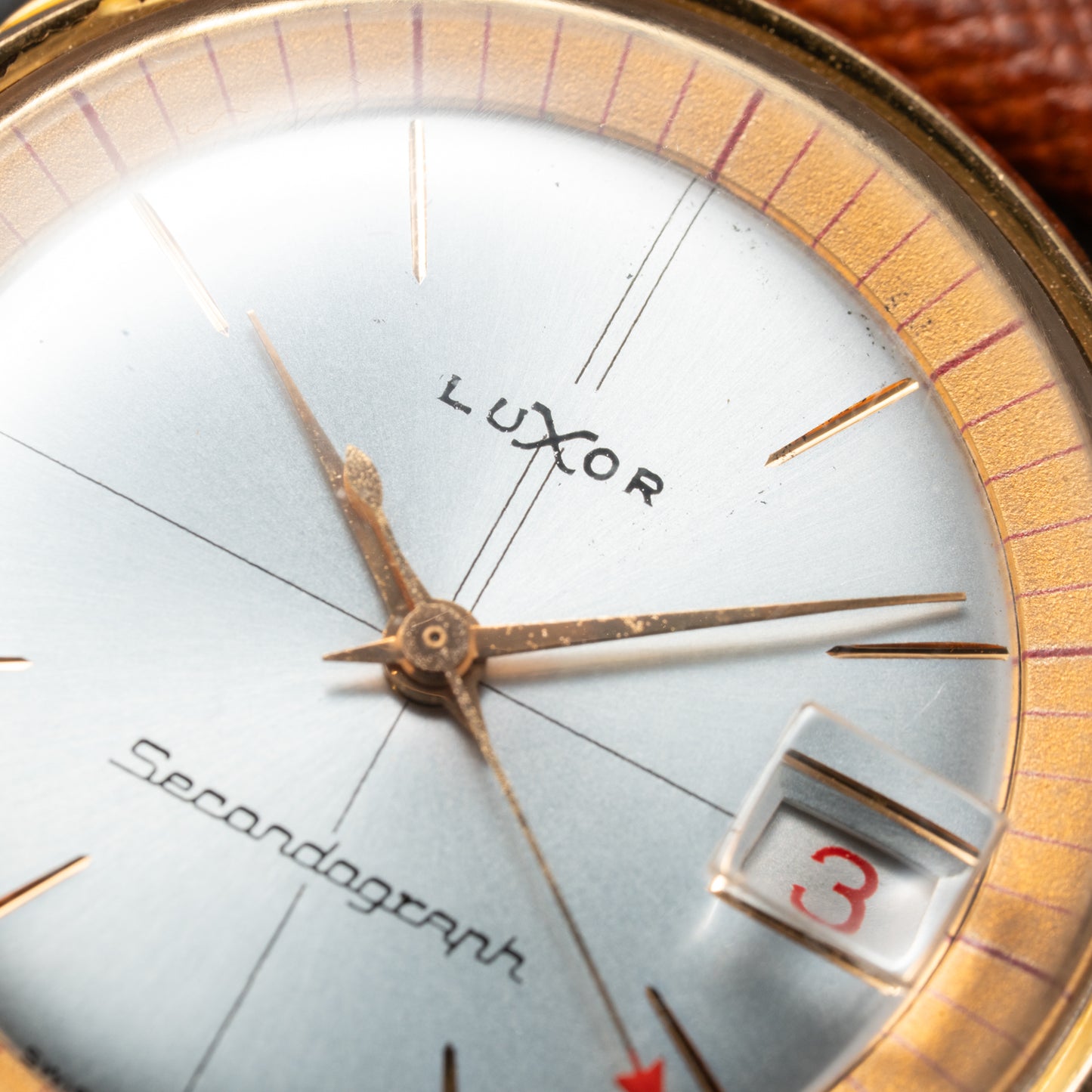 Luxor Secondograph Seconde Mort Rare ‘Jumping Seconds’ with Cal. Chézard 7402