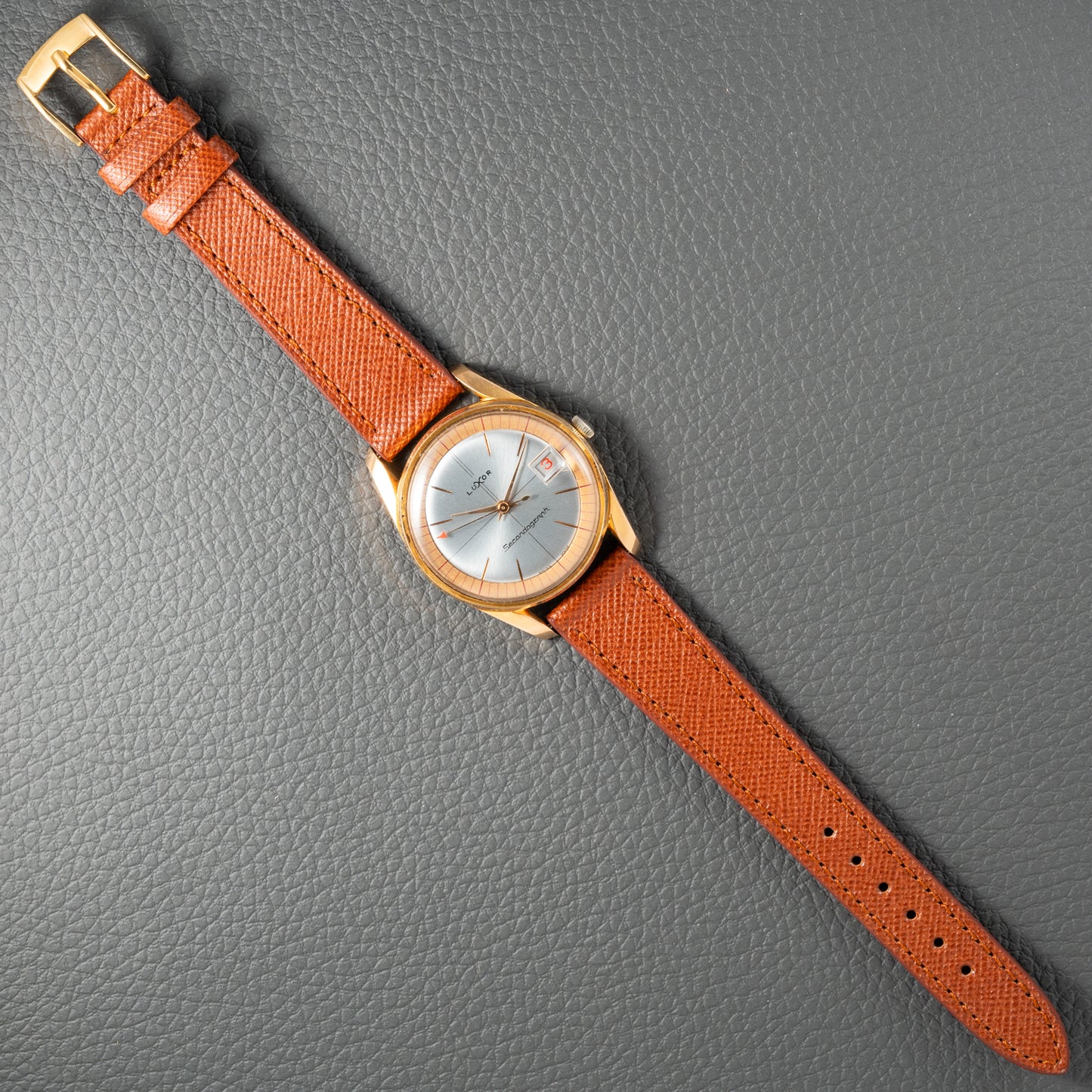 Luxor Secondograph Seconde Mort Rare ‘Jumping Seconds’ with Cal. Chézard 7402