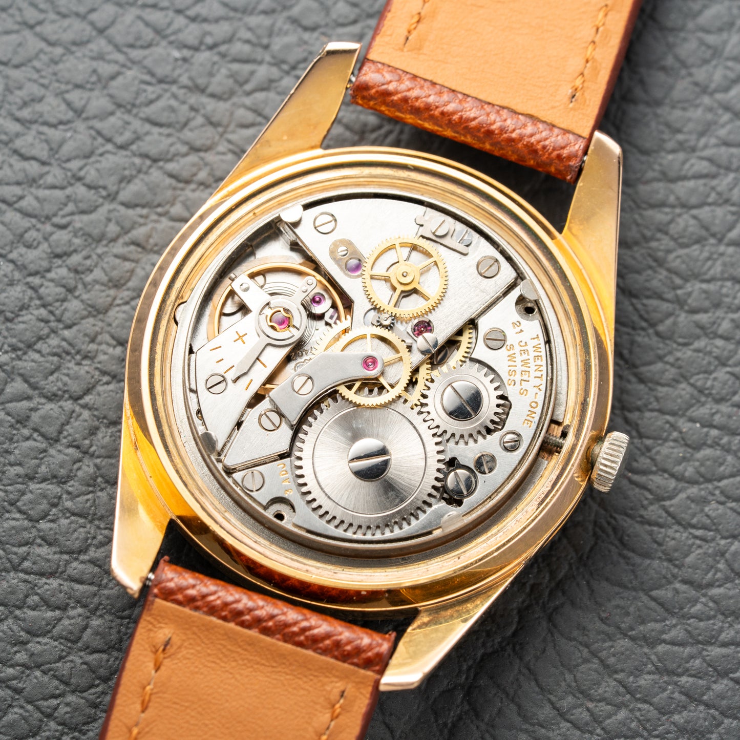 Luxor Secondograph Seconde Mort Rare ‘Jumping Seconds’ with Cal. Chézard 7402