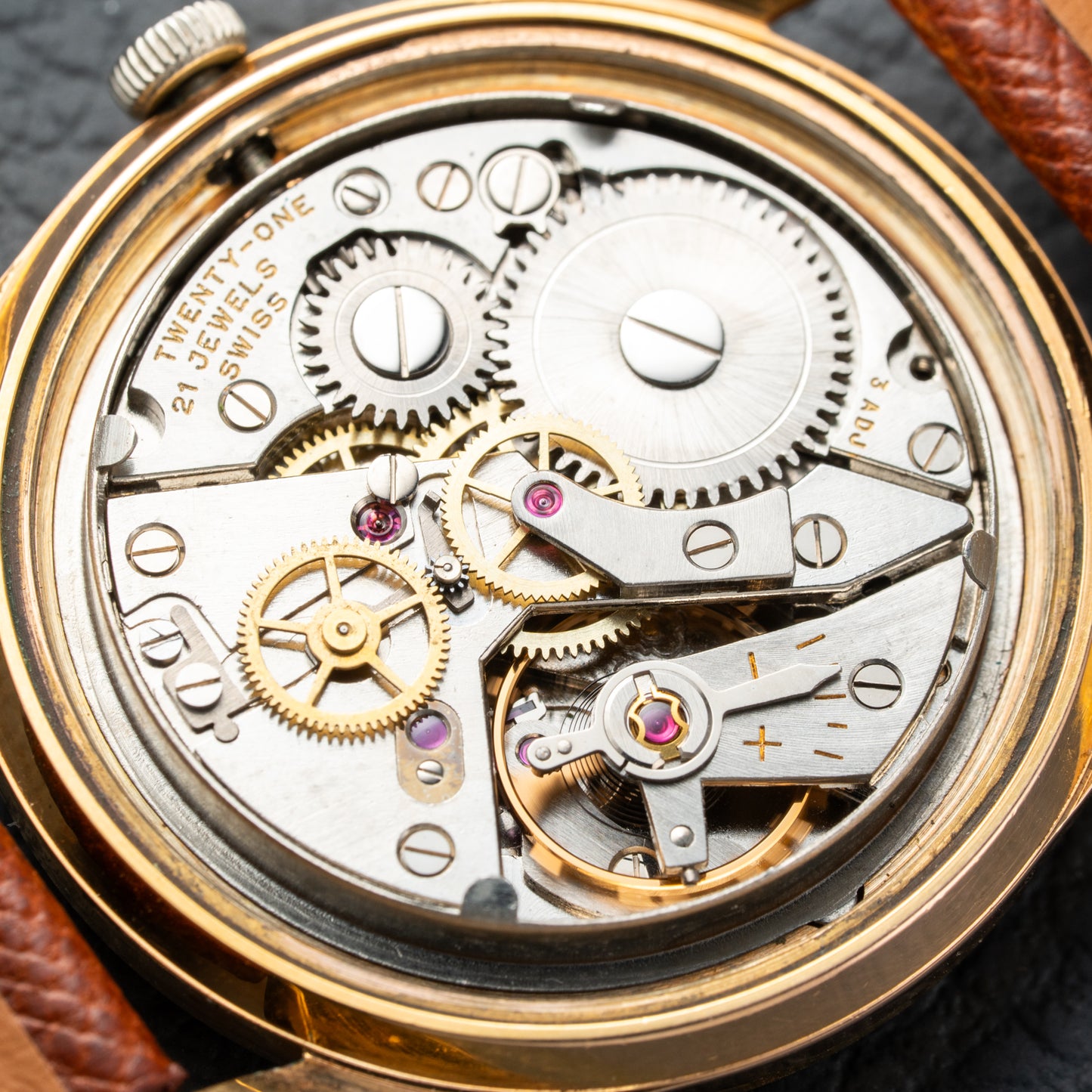Luxor Secondograph Seconde Mort Rare ‘Jumping Seconds’ with Cal. Chézard 7402