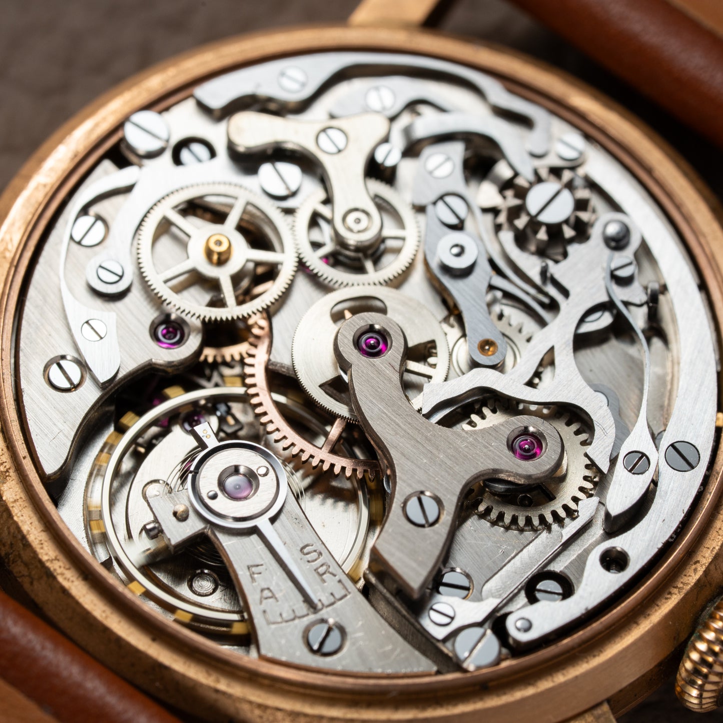 Mildia Valjoux 22 Chronograph Stepped Lugs