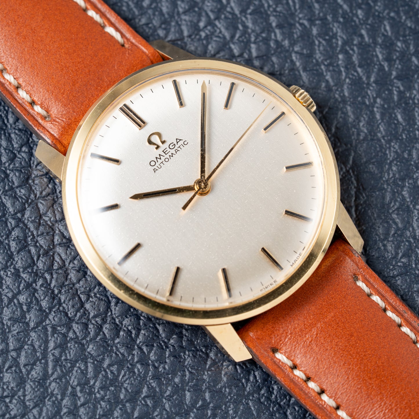 Omega Automatic Ref. 161.033 Sleek Dress Watch from the Late 1960s