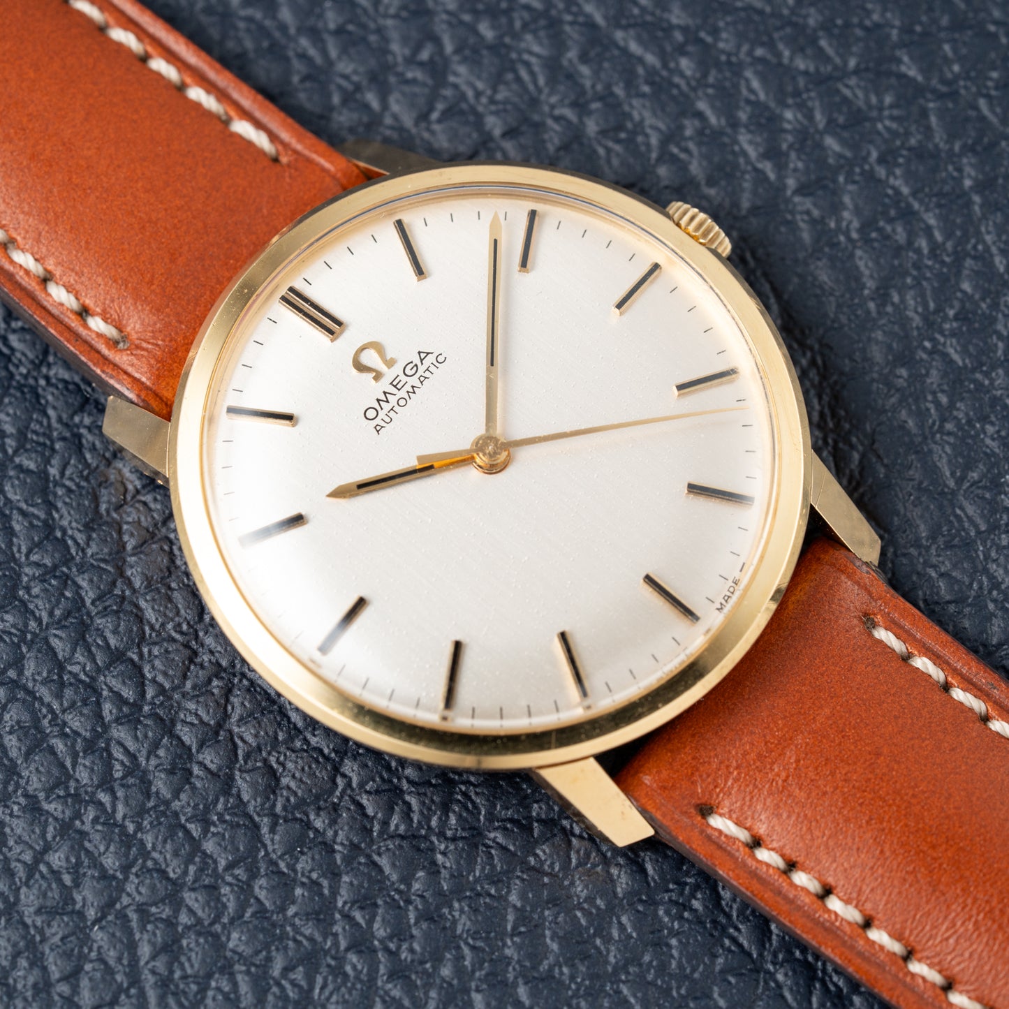 Omega Automatic Ref. 161.033 Sleek Dress Watch from the Late 1960s