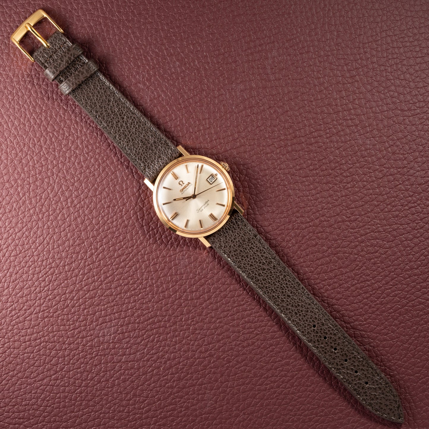 Omega Seamaster De Ville Automatic Rosé Gold 18k French Case Ref. 166.020 from 1964
