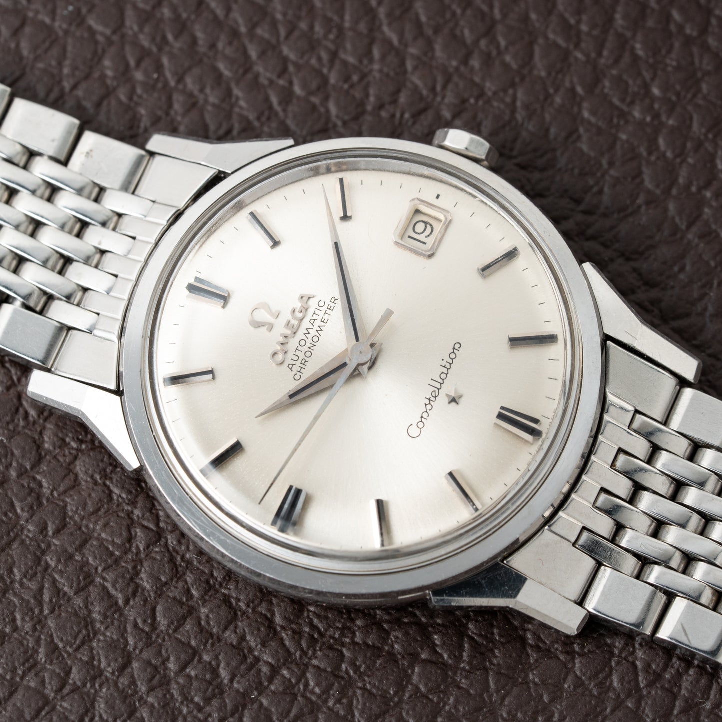 Omega Constellation Automatic Dog Leg Onyx Indicies Ref 14902 from 1962