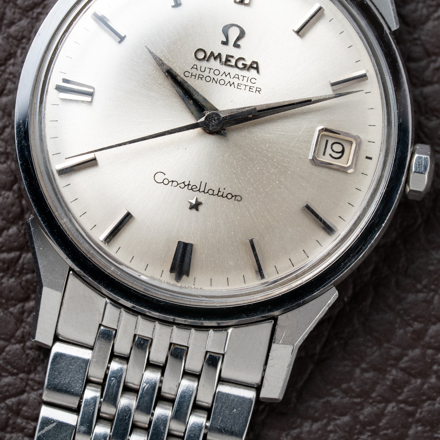 Omega Constellation Automatic Dog Leg Onyx Indicies Ref 14902 from 1962
