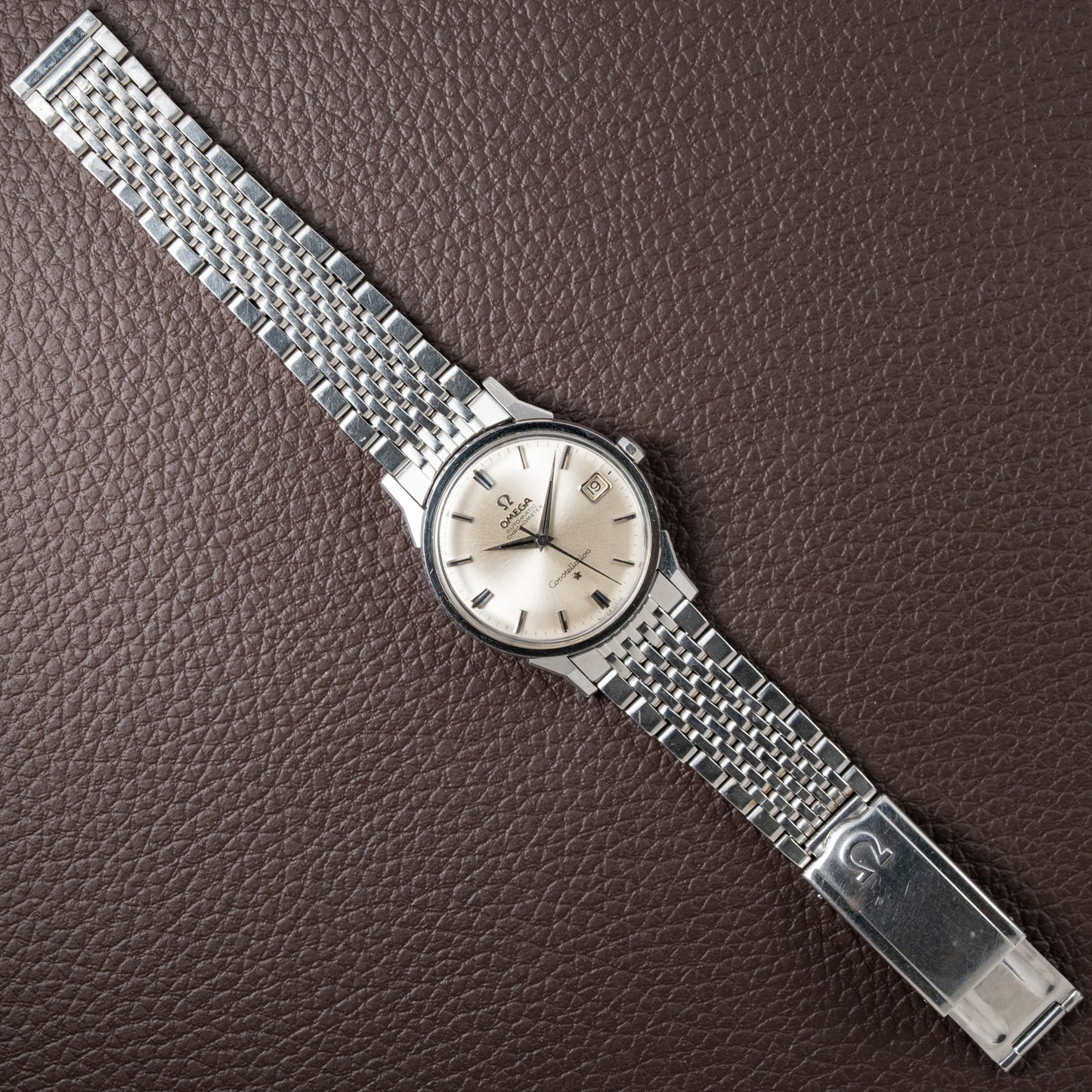 Omega Constellation Automatic Dog Leg Onyx Indicies Ref 14902 from 1962