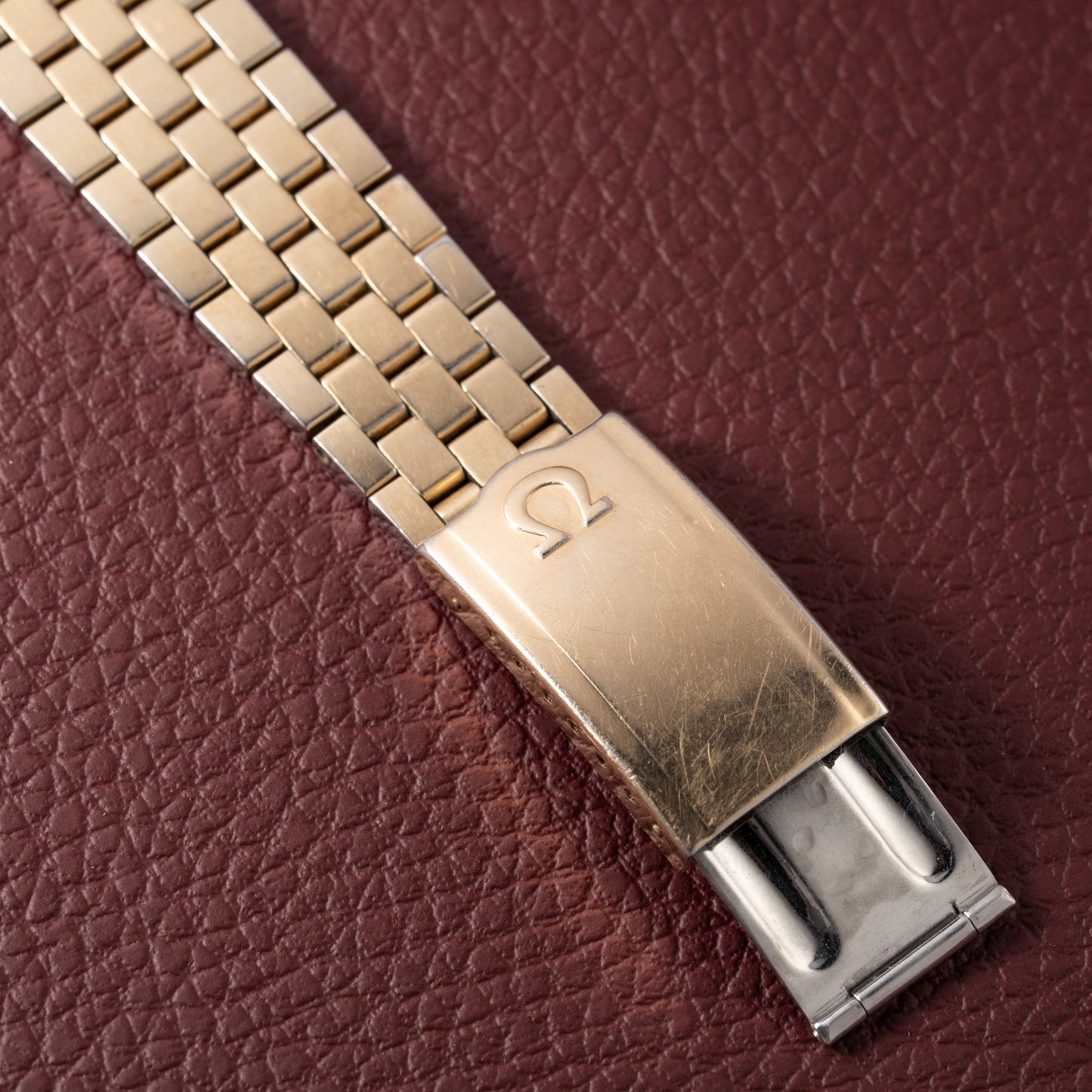 Omega Constellation C-Shape Türler Brick Bracelet from 1966