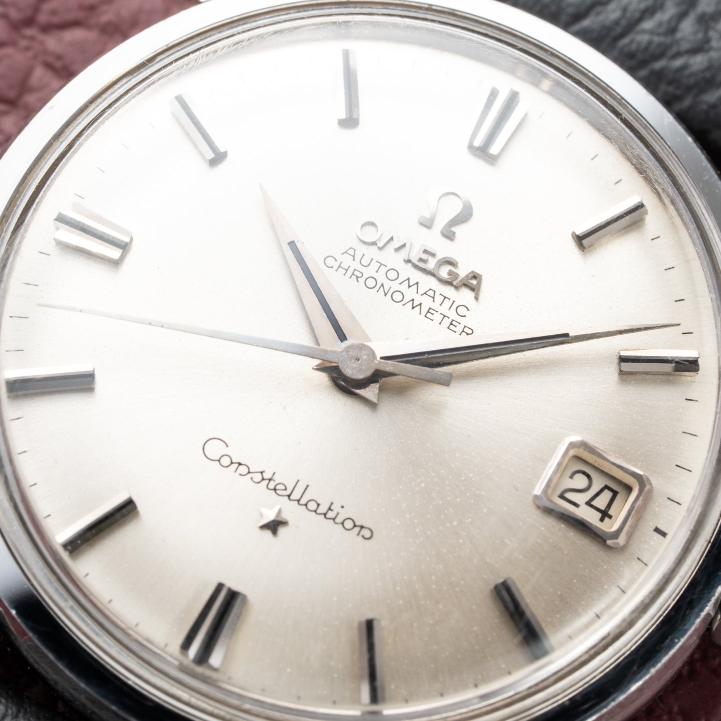 Omega Constellation Automatic Dog Leg Onyx Indicies Ref 14902 from 1962