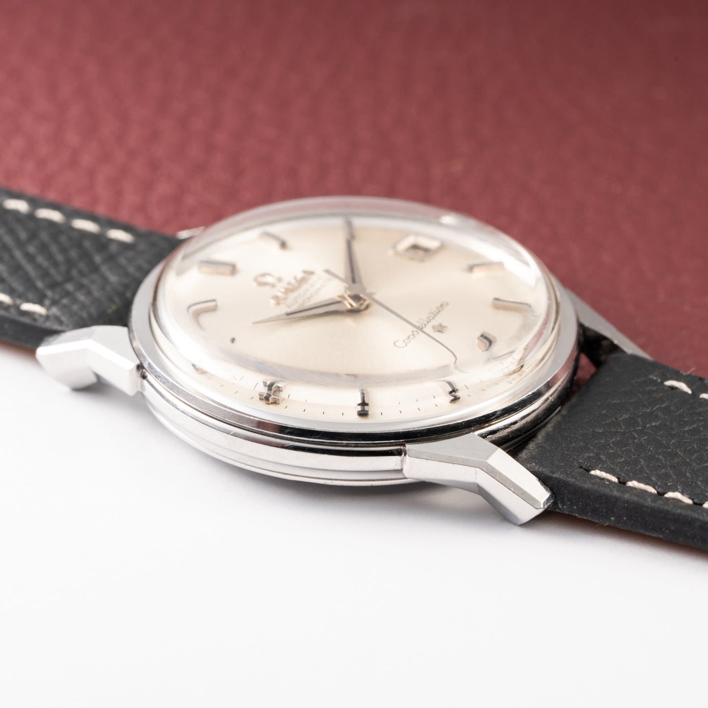 Omega Constellation Automatic Dog Leg Onyx Indicies Ref 14902 from 1962
