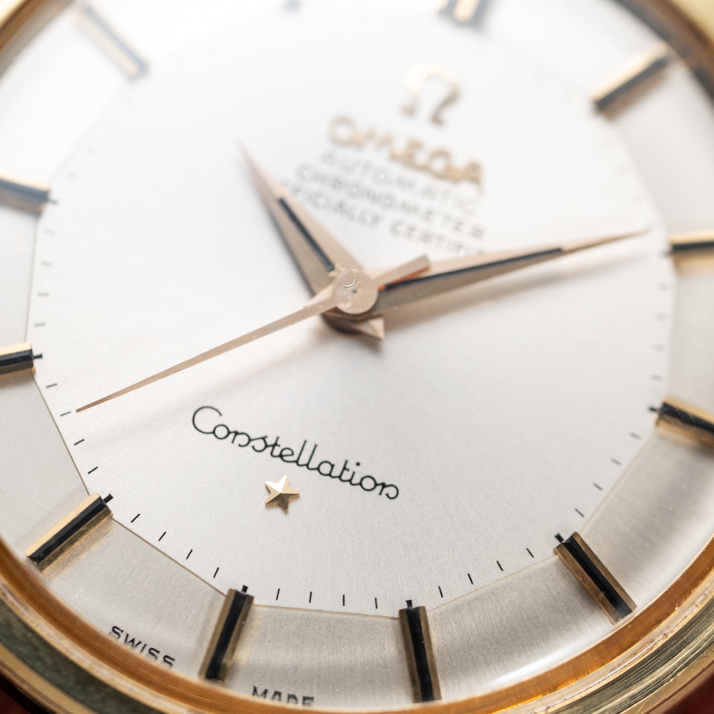 Omega Constellation Automatic Pie Pan Dog Leg 18K Gold Ref. 167.005 from 1966